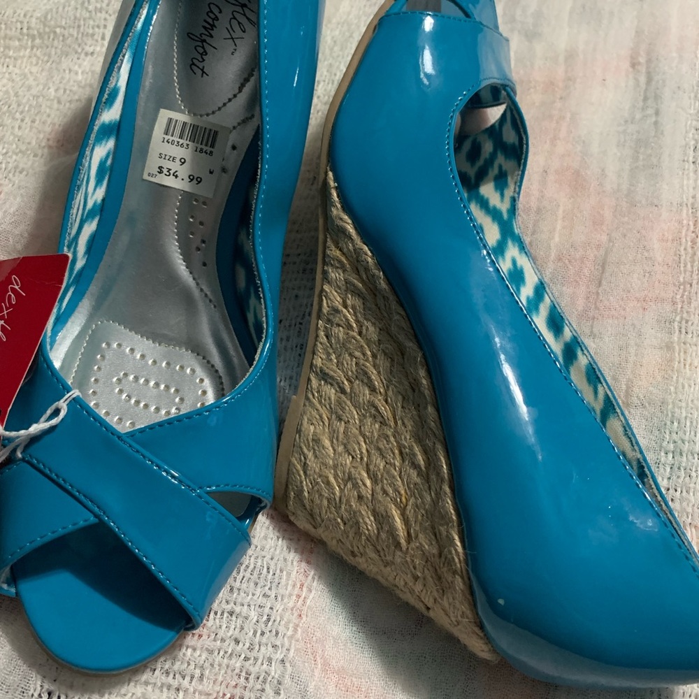 Teal wedges